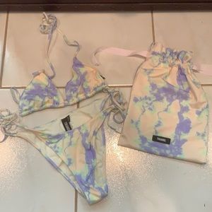 Tie-Dye Triangl bikini set